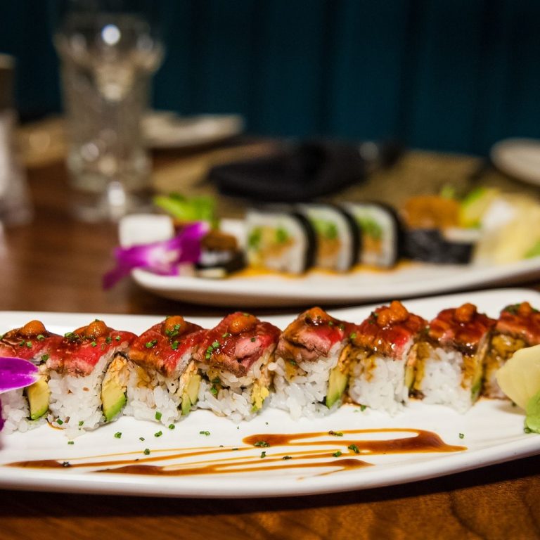 Surf and Turf sushi roll