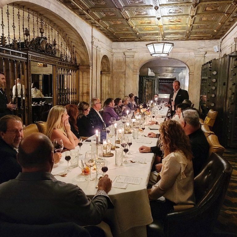 Hundred Acre Wine Dinner guests