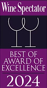 Wine Spectator Award of Excellence logo 2024