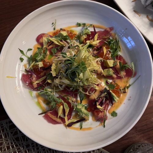 Big Eye Tuna Carpaccio