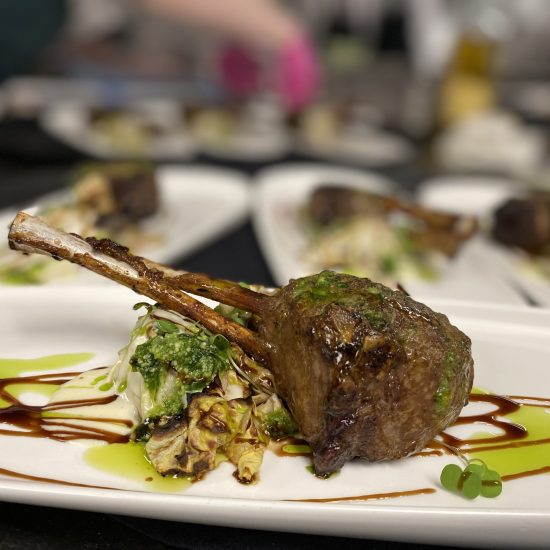 Far Niente Wine Dinner April 2023 Marinated Australian Lambchop