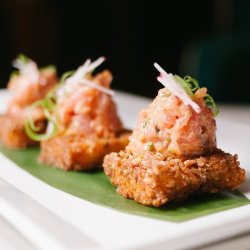 Spicy Salmon Crispy Rice