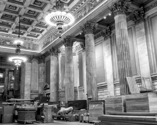 Marble Room main dining area: Before