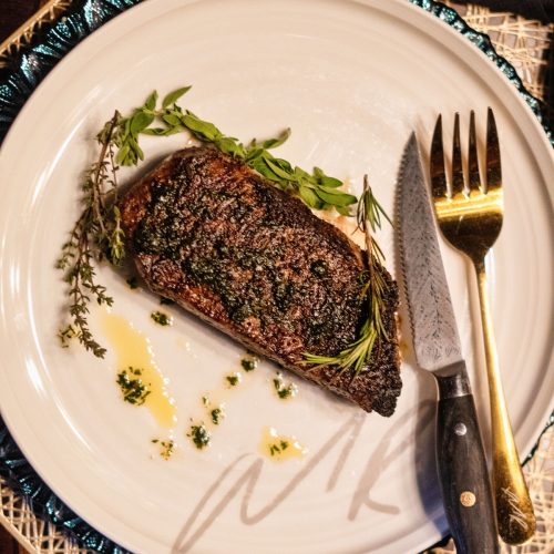 NEW YORK STRIP steak